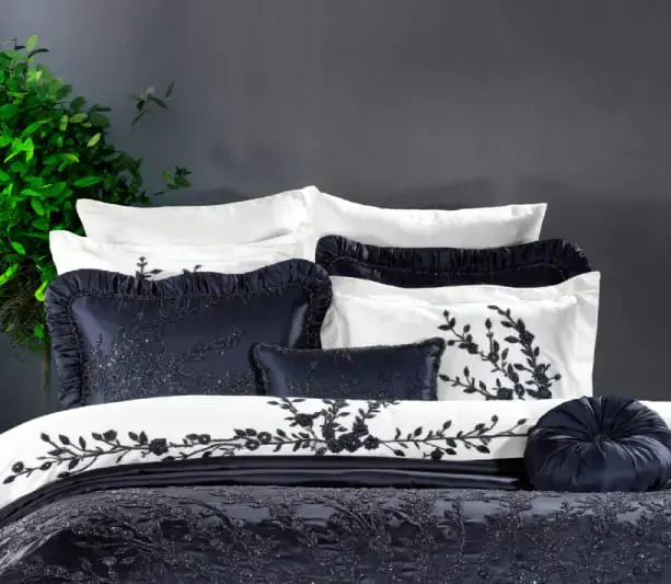 Elenor 11 Pcs Bed Set / Navy Blue - 3