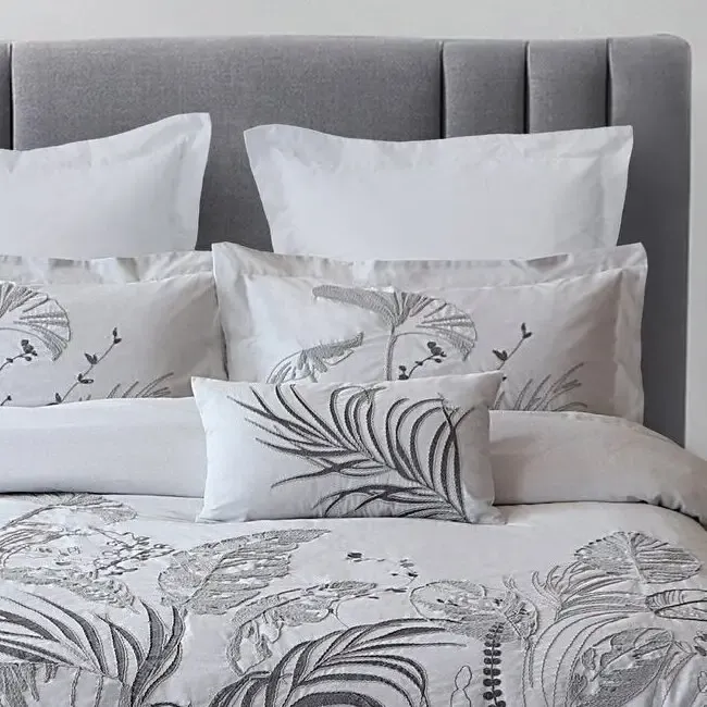 Jadore Çift Kişilik Comforter Set / Gri - 2