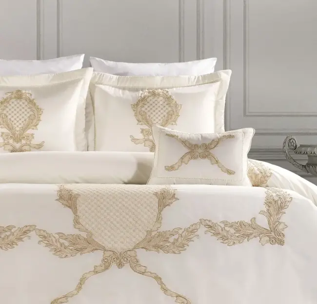 Ornella 4 Prc. Bedspread / Ecru - Gold - 2