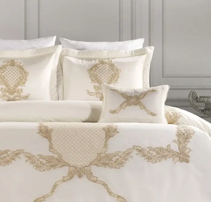 Ornella 4 Prc. Bedspread / Ecru - Gold - 2